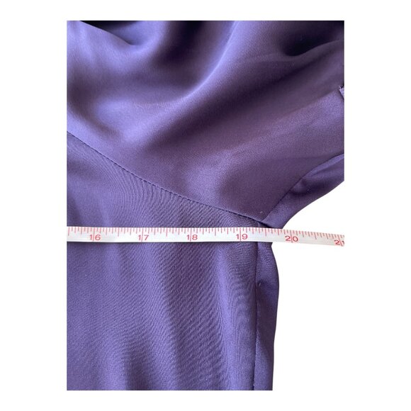 Y2K Express short sleeve eggplant top women's size XS NEW without tag - Picture 6 of 9